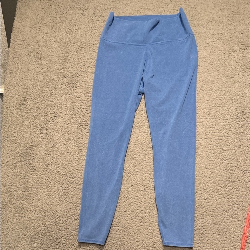Vuori Women's Daily Athletic Legging Isle Blue High-Waisted Leggings size XL